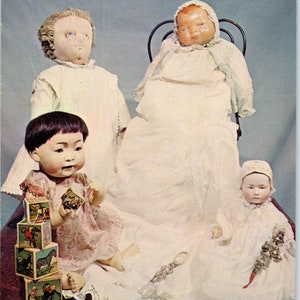 Baby Doll Display Beecher Rag Doll Mary Merritts Doll Museum Cartolina PB5