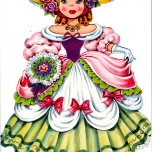Doll of England - Cartolina originale serie Dolls of Many Lands PB4
