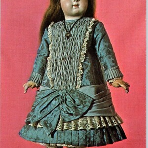 Jumeau Composizione Body Doll dal viso lungo Art Studio 1971 Cartolina originale PB6