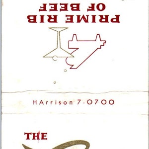 The Cart Wabash en Harrison Chicago Publicidad Matchbook Cover SA1-M7