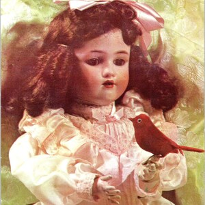 Jewel's Dolls German Bisque Simon & Halbig Cartolina originale PB8