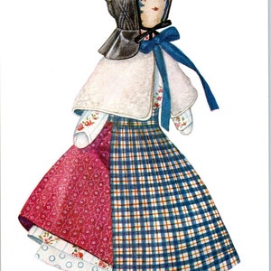 Mollie Bentley Doll di Josephine Roman e Edith Towner Cartolina originale PB5