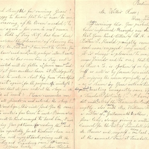 Carta manuscrita de 1888 de Gustav Lillich, Berlín, Alemania, a Willis Russ TH2-OP5