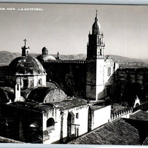 Cuernavaca Mor. México La Catedral - Cartão Postal Original RPPC TJ7-MP