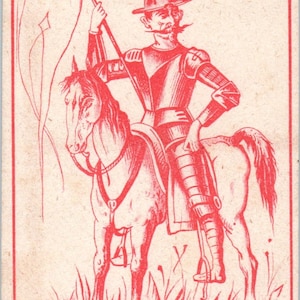 Union Card Co Montpelier VT Conquistador c1880 Victorian Trade Card AE2