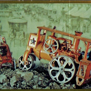 1969 Hallmark Steam Roller Mechanical Toys Continental Oryginalna pocztówka TK1-P18