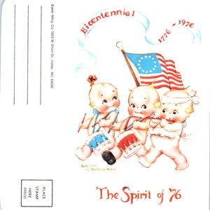 Busta per cartoline Kewpie Doll Spirit of 76 1976 PB6