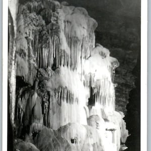 Grutas De Cacahuamilpa Navarro - Original RPPC Postcard TJ7-MP