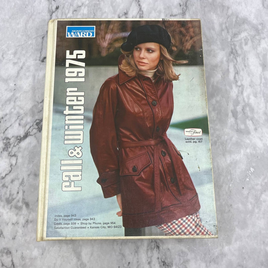 Montgomery Ward Fall & Winter 1975 Catalog Huge Fashion Home Hardcover