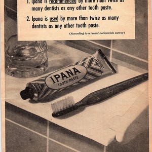 Ipana Zahnpasta für Ihr Lächeln der Schönheit - Bristol-Myers 1948 Ad AF8-1