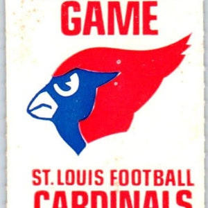 c1980 NFL St. Louis Cardinals NFC Championship Game Phantom Ticket Stub AD7