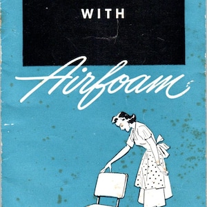 1952 How to Recusion Möbel Airfoam Superpolsterung von Goodjahr-Broschüre D10
