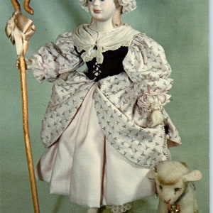 Maggie Head NIADA Artista Porcellana Little Bo Peep Doll Cartolina originale PB9