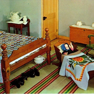 Simples e chique fazenda quarto principal intercurso PA cartão postal original PB5