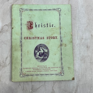 c1880 Christie A Weihnachtsgeschichte Ttrakt-Protestantische Episkopalgesellschaft NY D10
