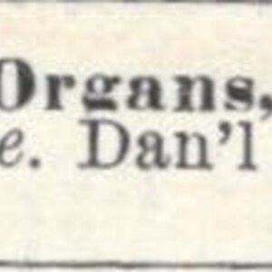 Daniel F. Beatty Pianos, Órgãos Washington NJ 1893 Judge Magazine Ad AB9-SB