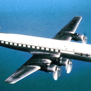 Cartolina vintage DC-9 della Pacific Southwest Airlines PC18