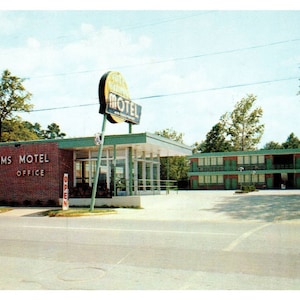 Piede. William Motel Sylacauga Alabama AAA 1957 - Cartolina TJ8-2