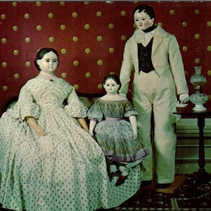 Museo delle bambole e dei giocattoli antichi Marie R. McCollom Brattleboro Cartolina originale PB6