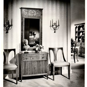 c1960 Press Photo Grand Rapids Upholstering Co Beau Brummel Chair MCM AE1