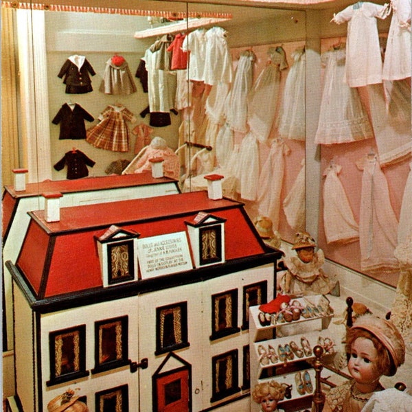 Jennie Louise Doll House - Henry Morrison Flagler Museum Palm Beach Postcard PB3