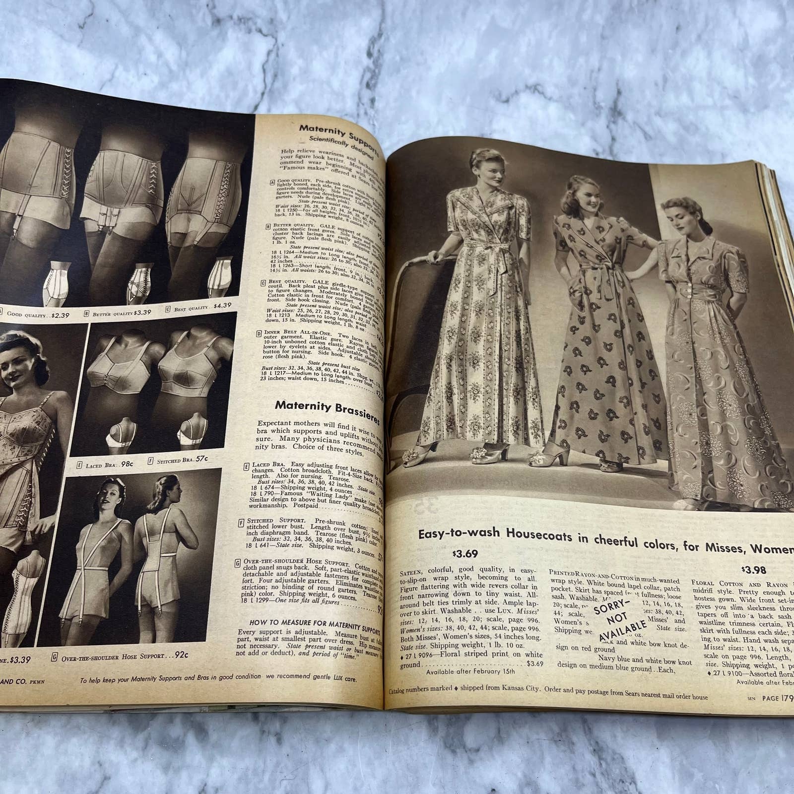 WWII 1945 Sears Spring Summer Catalog Minneapolis Edition S2 Etsy