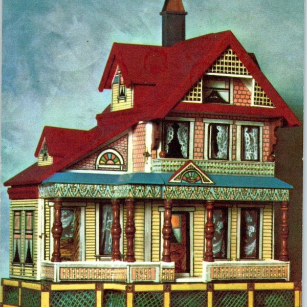 Replica of Victorian Bliss Doll House Loves & Ray Thomas Original Postcard PB8