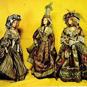 Bambole di cera d'api al Museo delle bambole di Mary Merritt Cartolina originale Douglassville PB6