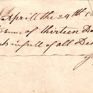1833 Carta original manuscrita Jacob Light - John Riegel III D18