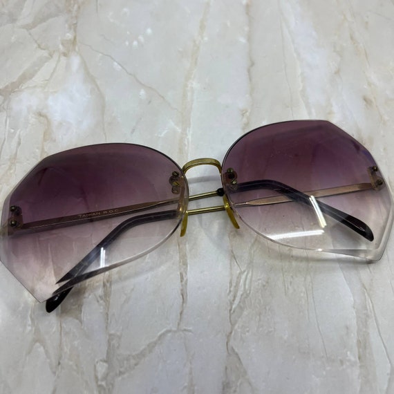 Retro Taiwan ROC Oversize Sunglasses Eyeglasses F… - image 1
