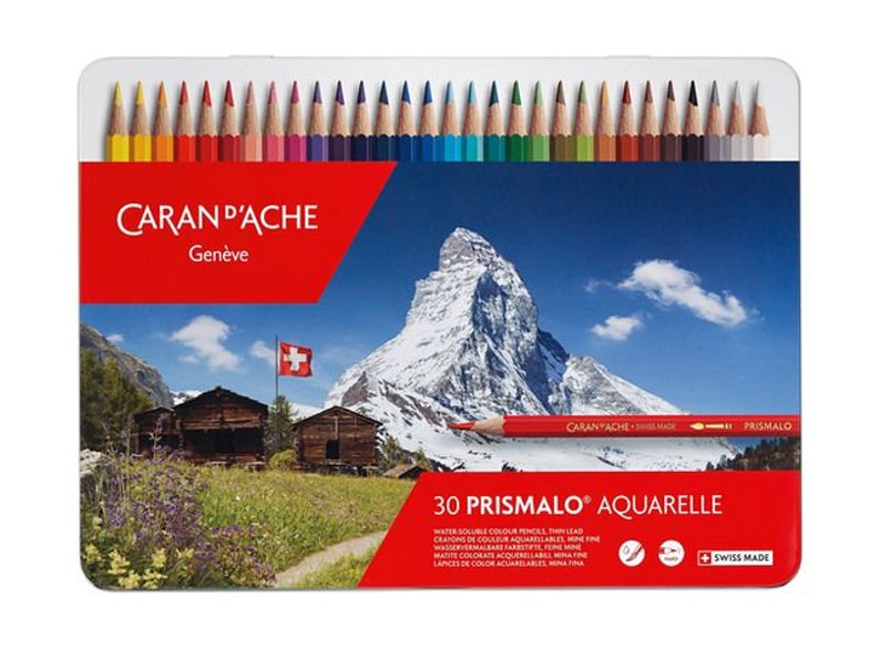 Caran D'Ache Prismalo Water Soluble Colour Pencils 80 Assorted | Dr Pen - View #3