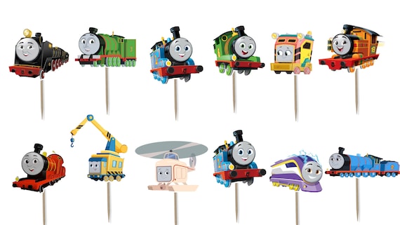Free Printable Thomas The Train Cupcake Toppers