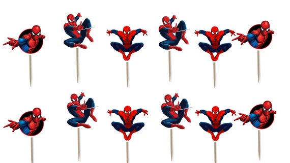 Ensemble d'anniversaire SPIDERMAN de 36 pièces - Décoration Spiderman -  Anniversaire
