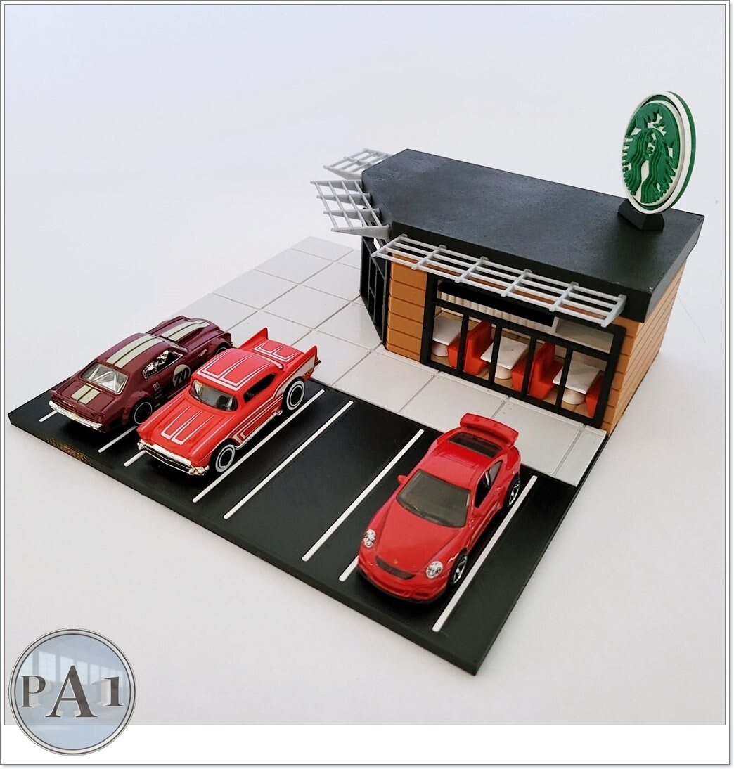 1/64 ジオラマ スターバックス Starbucks カフェ フィギュア 1/64 ジオラマ スターバックス Starbucks カフェ フィギュア
