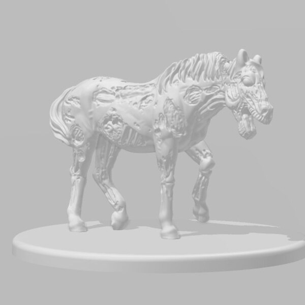 Zombie Horse Etsy