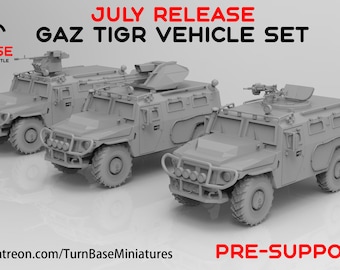 GAZ Tiger Vehicle|6 mm Miniature|DnD