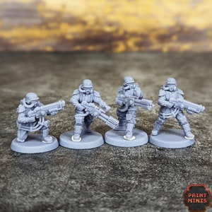 Special Weapons Kaledon Fortis |Wargame|Tabletop|RPG|20 mm|28 mm|32 mm|Miniature|SCIFi|Future|Scale|unpainted miniature|6 mm miniature|DnD
