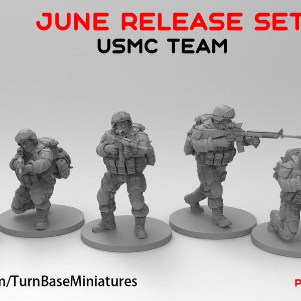 USMC Team|6mm Miniatur|DnD