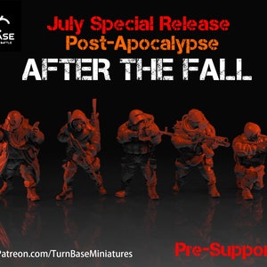 Post Apocalyptic Zombie Hunter Set 2|6 mm Miniature|DnD