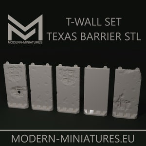 Brick Wall Modular Set |Wargame|Tabletop|RPG|20 mm|28 mm|32 mm|Miniature|SCIFi|Future|Scale|Infantry|unpainted resin figures