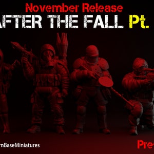 Post Apocalyptic Zombie Hunters|6 mm Miniature|DnD