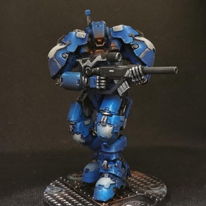 fkmsa advance battle droid armored vanguard unit - c|Wargame|Tabletop|RPG|20 mm|28 mm|32 mm|Miniature|SCIFi|Infantry|unpainted resin figures