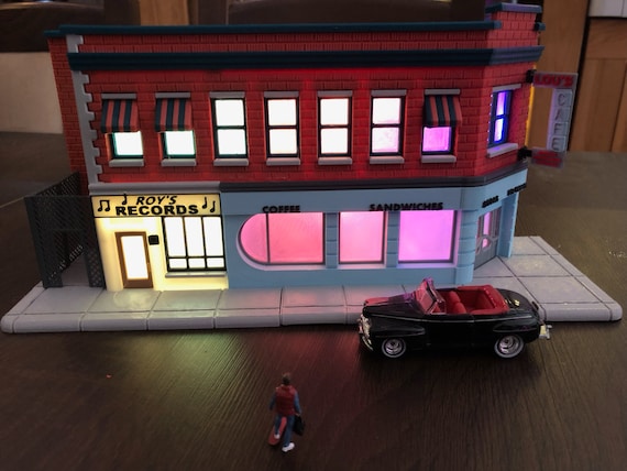 Hot Wheels Diorama - Back to the Future Hotwheels|matchbox