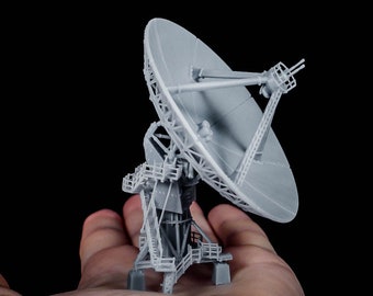 Radio Telescope Terrain |Wargame|Tabletop|RPG|20 mm|6 mm|28 mm|32 mm|Miniature|SCIFi|Future|Scale|unpainted miniature|6 mm miniature|DnD
