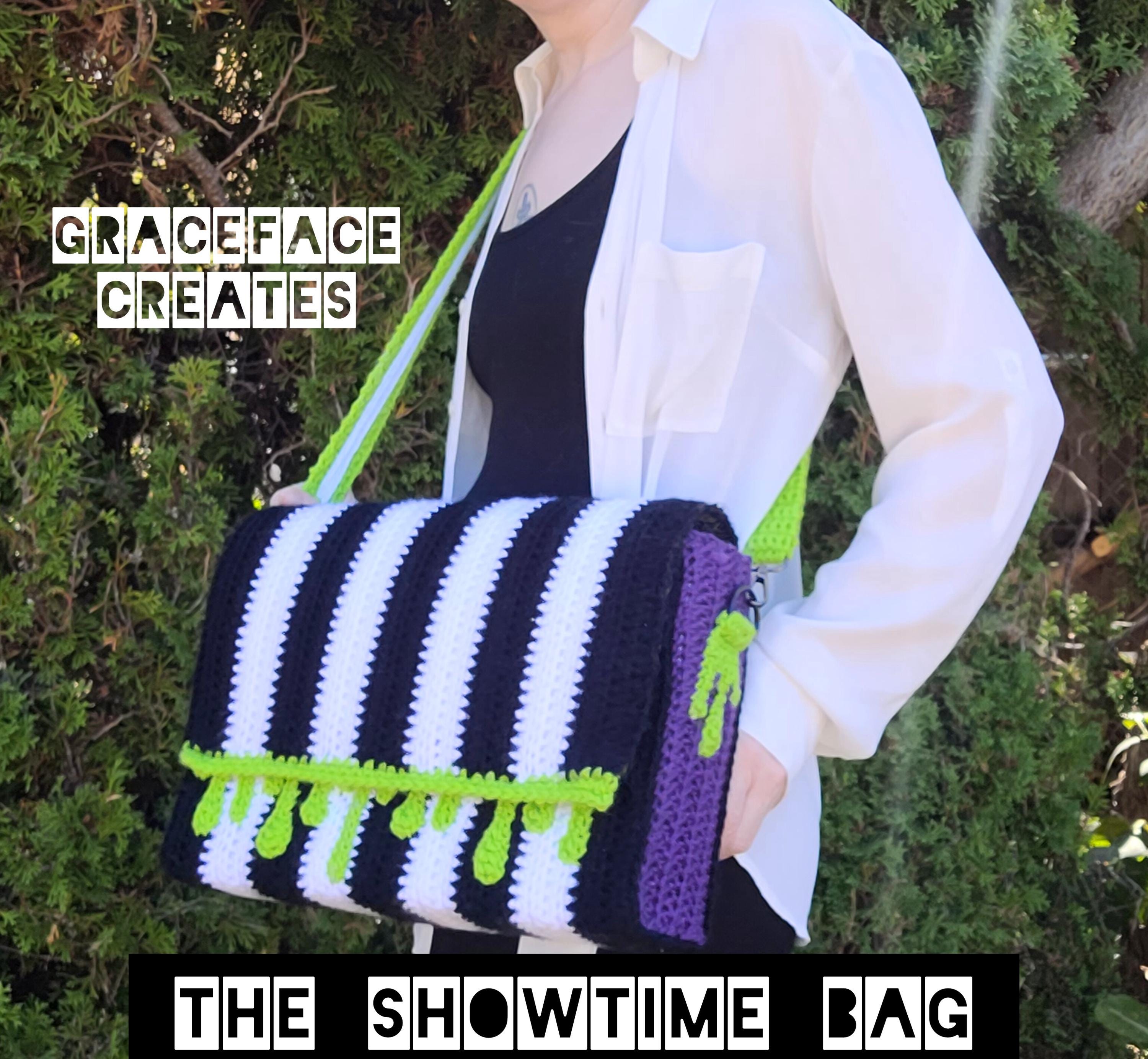 26 Messenger Bag Crochet Patterns for Stylish Crossbody Makes 21 Showtime Bag Crochet Messenger Bag Pattern: Spooky