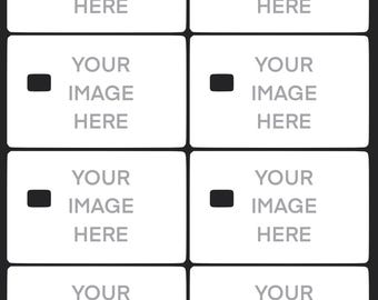 Custom Credit/Debit Card Stickers (8-pack)