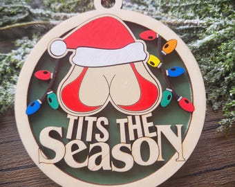 Naughty Ornaments - Adult Humor Christmas Ornament - White Elephant Gift - Funny Gag Gifts - Sexy - Swingers - Dirty Santa - Kinky - Mature