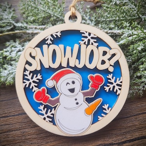 Naughty Ornaments - Adult Humor Christmas Ornament - White Elephant Gift - Funny Gag Gifts - Sexy - Swingers - Dirty Santa - Kinky - Mature