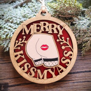 Naughty Ornaments - Adult Humor Christmas Ornament - White Elephant Gift - Funny Gag Gifts - Sexy - Swingers - Dirty Santa - Kinky - Mature