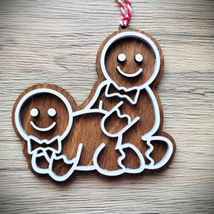 Naughty Gingerbread Ornaments - Gay Adult Humor Christmas Ornament - White Elephant Gift - Funny Gag Gifts - LGBT - Queer Pride - Mature